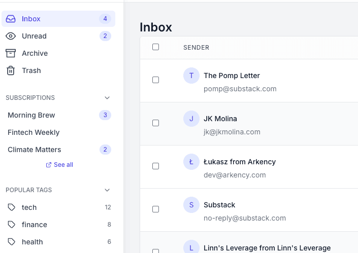 LetterOnCloud Dashboard